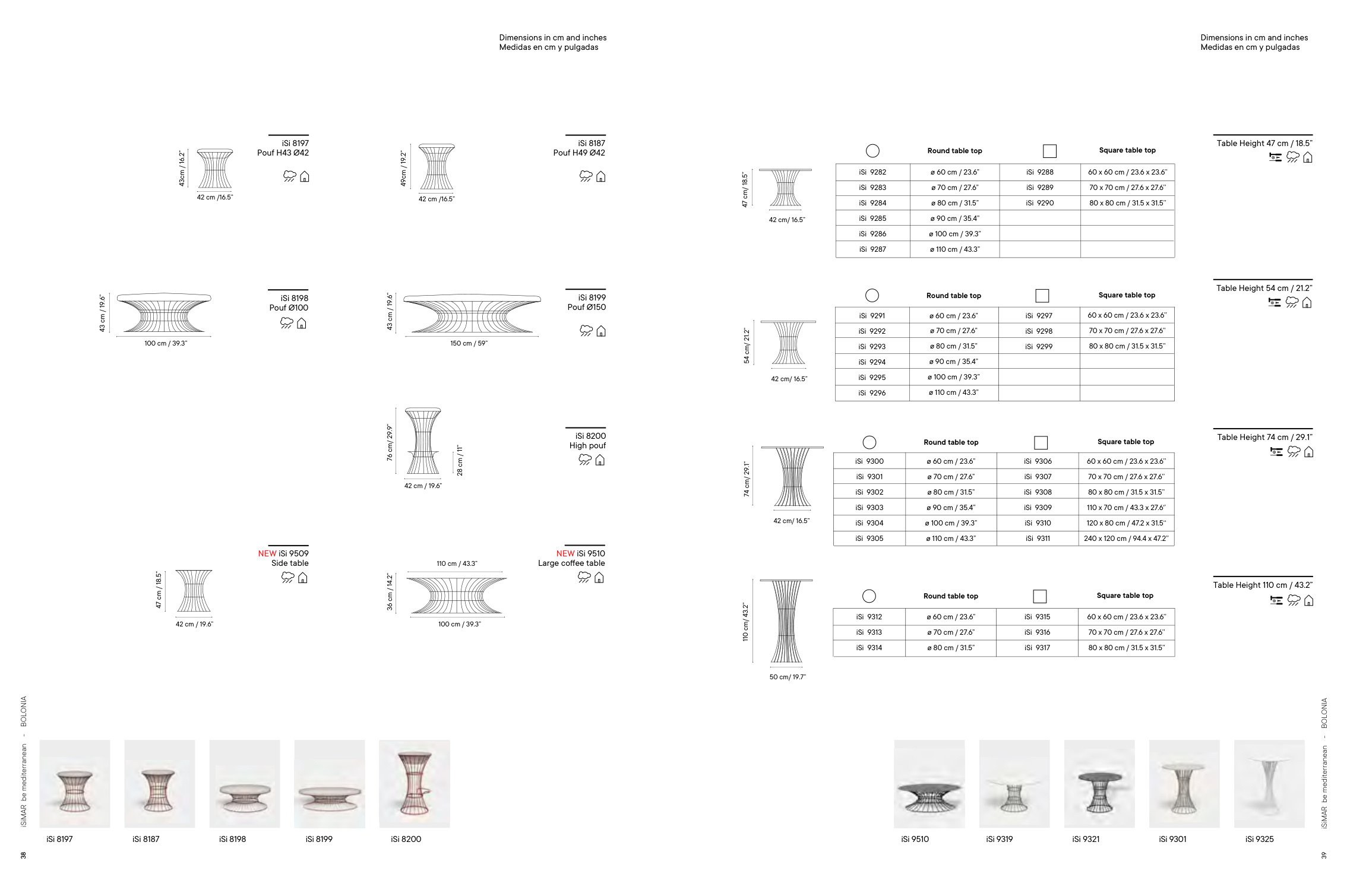 Large coffee table — as printed in iSiMAR — Catalogue 2026