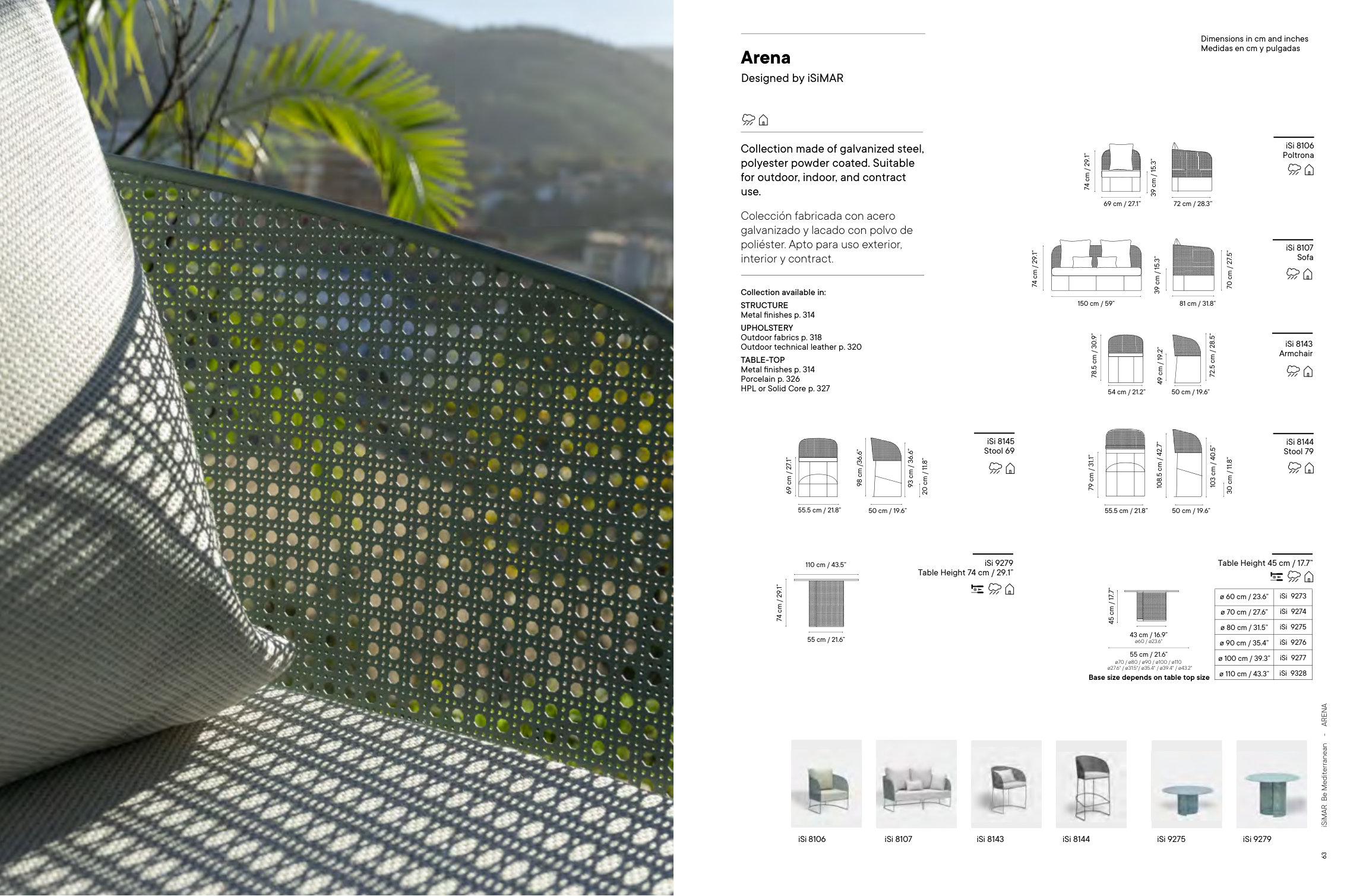 Low table Ø90 — as printed in iSiMAR — Catalogue 2026