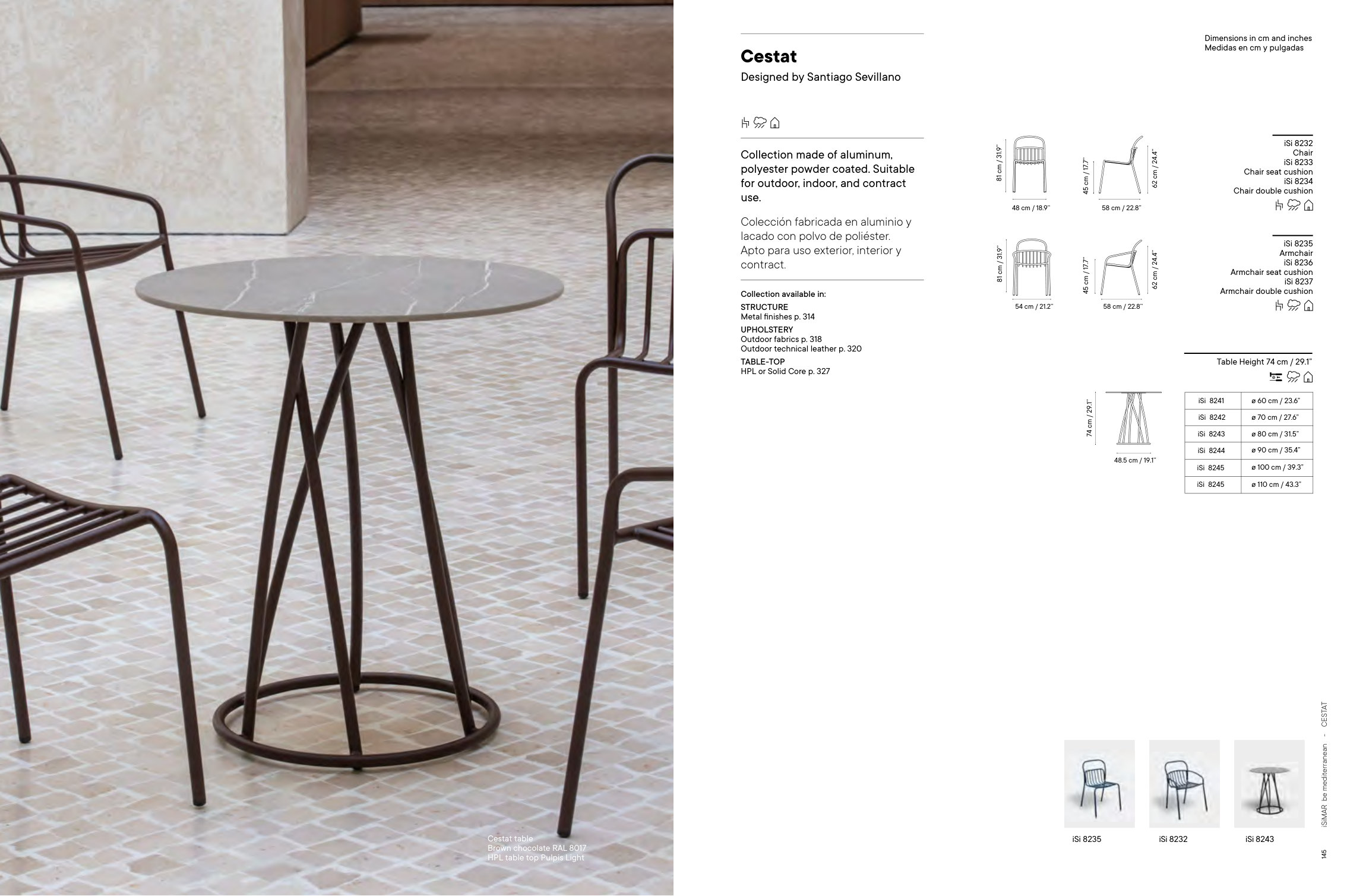 Armchair double cushion — as printed in iSiMAR — Catalogue 2026