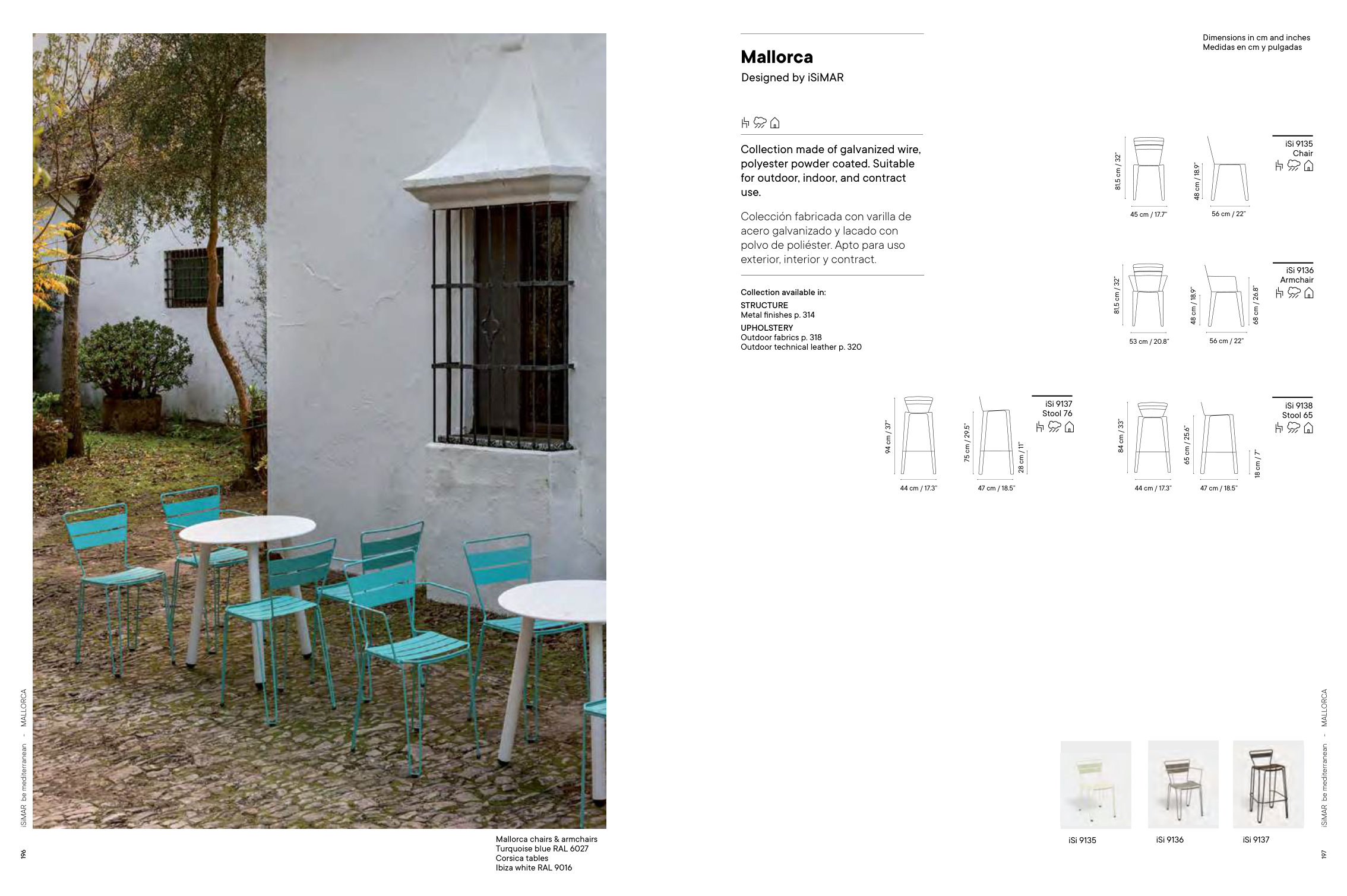 Mallorca Armchair — as printed in iSiMAR — Catalogue 2026