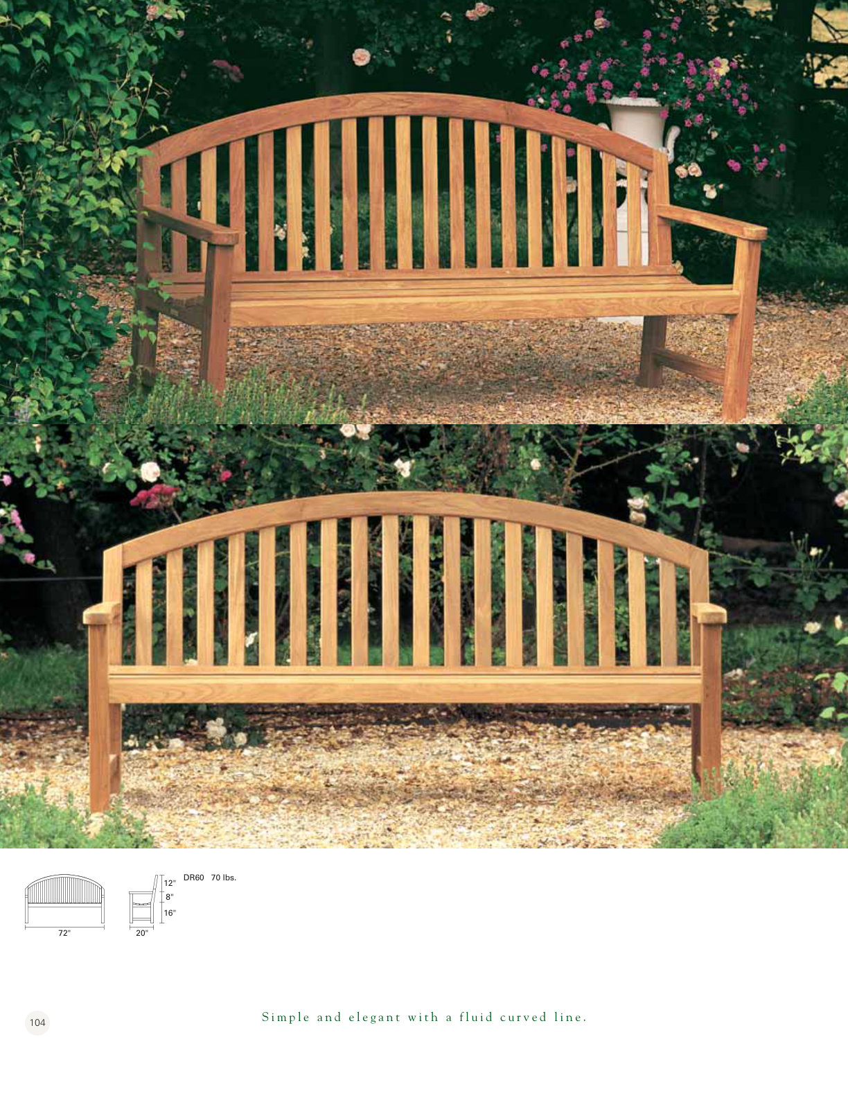 6' Bench — as printed in Kingsley Bate — Collection 2006, Australian edition