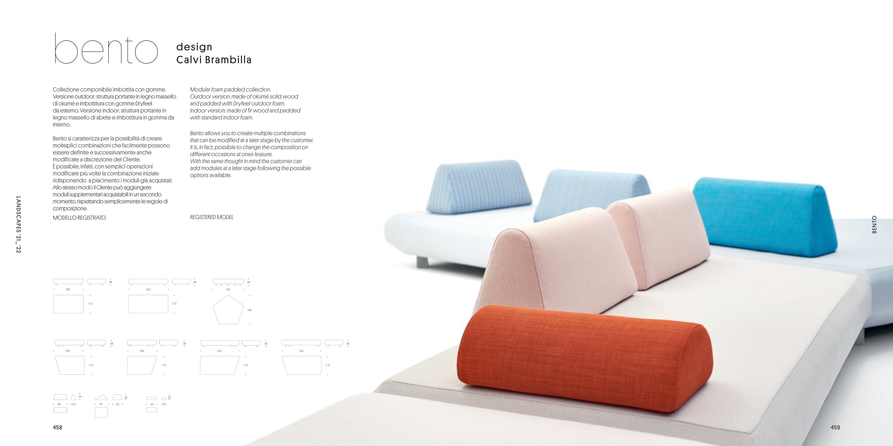 Bento modulo 180x110 H38 (b) — as printed in Varaschin — Landscapes 2021